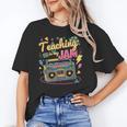 Teaching Is My Jam Groovy Retro Teacher Back To School Women's T-Shirt, Groovy Teacher Gifts, trending gift