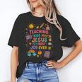 Teaching Kids About Jesus Is The Best Job Ever Bible Teacher Women's T-Shirt, trending gift Teaching Kids About Jesus Is The Best Job Ever Bible Teacher Women's T-Shirt, trending gift