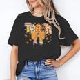 Thanksgiving Teacher Pencil Bow One Thankful Teacher Fall Women's T-Shirt, trending gift