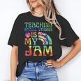 Tie Dye Teaching Social Studies Is My Jam Sunglasses Teacher Women's T-Shirt, trending gift Tie Dye Teaching Social Studies Is My Jam Sunglasses Teacher Women's T-Shirt, trending gift