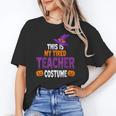 Tired Teacher Costume For Halloween Teachers Women's T-Shirt, trending gift