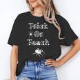 Trick Or Teach Halloween Teacher Shirt Teaching Spider Tee For Men Women Kids Women's T-Shirt, trending gift