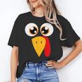 Turkey Face Halloween Costume Thanksgiving Teacher Nurse Women's T-Shirt, trending gift Turkey Face Halloween Costume Thanksgiving Teacher Nurse Women's T-Shirt, trending gift