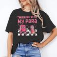 Twinning With My Para Teacher Matching Paraprofessional 70s For Men Women Women's T-Shirt, trending gift Twinning With My Para Teacher Matching Paraprofessional 70s For Men Women Women's T-Shirt, trending gift