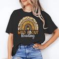 Wild About Reading Teacher Back To School Leopard Rainbow Women's T-Shirt, trending gift