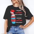 I Will Drink Coffee Here Or There Teacher Teaching Women's T-Shirt, trending gift I Will Drink Coffee Here Or There Teacher Teaching Women's T-Shirt, trending gift
