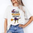 This Is My Awesome Teacher Costume Halloween Witch Women's T-Shirt, trending gift This Is My Awesome Teacher Costume Halloween Witch Women's T-Shirt, trending gift