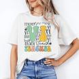 Braille Teacher Of The Visually Impaired Groovy VI Teacher Women's T-Shirt, Groovy Teacher Gifts, trending gift