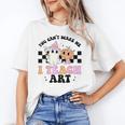 You Can't Scare Me I Teach Art Retro Teacher Ghost Halloween Women's T-Shirt, trending gift You Can't Scare Me I Teach Art Retro Teacher Ghost Halloween Women's T-Shirt, trending gift