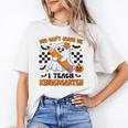 You Can't Scare Me I Teach Kindergarten Teacher Halloween Women's T-Shirt, trending gift You Can't Scare Me I Teach Kindergarten Teacher Halloween Women's T-Shirt, trending gift