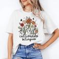 Cultivando Bilingues Dual Language Crew Bilingual Teacher Men Women Girls Kids Women's T-Shirt, trending gift