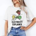 Electricity Explained Physics Nerd I Teacher School Women's T-Shirt, trending gift Electricity Explained Physics Nerd I Teacher School Women's T-Shirt, trending gift