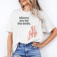 English Teachers Idiom Joke Grammar Police Literature Lovers Men Women Girls Kids Women's T-Shirt, English Teacher Gifts, trending gift English Teachers Idiom Joke Grammar Police Literature Lovers Men Women Girls Kids Women's T-Shirt, English Teacher Gifts, trending gift
