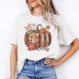 Fall Book Pumpkin Retro Reading Halloween Teacher Women's T-Shirt, trending gift Fall Book Pumpkin Retro Reading Halloween Teacher Women's T-Shirt, trending gift