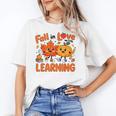 Fall In Love With Learning Thanksgiving Teacher Student Kids Women's T-Shirt, trending gift Fall In Love With Learning Thanksgiving Teacher Student Kids Women's T-Shirt, trending gift