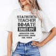 Halloween Statistics Teacher Prisoner Costume Women's T-Shirt, trending gift Halloween Statistics Teacher Prisoner Costume Women's T-Shirt, trending gift