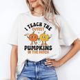 Halloween Teacher I Teach The Cutest Pumpkins In The Patch Women's T-Shirt, trending gift Halloween Teacher I Teach The Cutest Pumpkins In The Patch Women's T-Shirt, trending gift