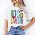 Happy Fri-Yay Friday Lovers Fun Teacher Life FriYay Weekend Women's T-Shirt, trending gift Happy Fri-Yay Friday Lovers Fun Teacher Life FriYay Weekend Women's T-Shirt, trending gift