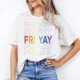 Happy Fri Yay Teacher Friday Saying Women's T-Shirt, trending gift