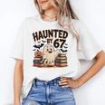 Haunted By 67 Teacher Ghost Pumpkin Halloween Costum Women's T-Shirt, trending gift