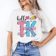 Hello TK Transitional Kindergarten Back To School Teacher Women's T-Shirt, trending gift Hello TK Transitional Kindergarten Back To School Teacher Women's T-Shirt, trending gift