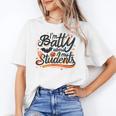 I'm Batty About My Students Watercolor Bat Teacher Halloween Women's T-Shirt, trending gift I'm Batty About My Students Watercolor Bat Teacher Halloween Women's T-Shirt, trending gift