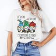 It's Fine We'Re Fine Gnome Pre-K Teacher Christmas Light For Men Women Women's T-Shirt, trending gift
