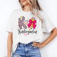 K Is For Kindergarten Teacher Coquette Bow Back To School Women's T-Shirt, trending gift