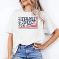 Literacy Justice For All Teacher Women's T-Shirt, trending gift Literacy Justice For All Teacher Women's T-Shirt, trending gift
