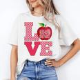 Love Kindergarten Cute Apple School Teacher Women's T-Shirt, trending gift Love Kindergarten Cute Apple School Teacher Women's T-Shirt, trending gift