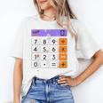 Math Teacher Halloween Costume Calculator Math Pun Women's T-Shirt, trending gift