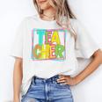 Neon Retro Teacher Cute Teacher Team New Teacher Back To Sch Women's T-Shirt, trending gift