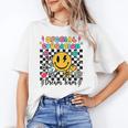 Retro Special Education Squad Groovy Dream Team Teacher Women's T-Shirt, Groovy Teacher Gifts, trending gift