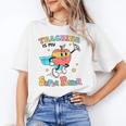 Retro Teaching Is My Superpower Apple Teacher Appreciation Women's T-Shirt, trending gift