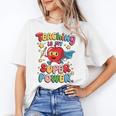 Retro Teaching Is My Superpower Apple Teacher Appreciation Women's T-Shirt, trending gift Retro Teaching Is My Superpower Apple Teacher Appreciation Women's T-Shirt, trending gift