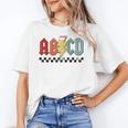 Rock Abcd Back To School Abcd Preschool Teacher Appreciation Women's T-Shirt, trending gift Rock Abcd Back To School Abcd Preschool Teacher Appreciation Women's T-Shirt, trending gift