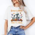 Science Is Magic Halloween Skeleton Students Teacher Women's T-Shirt, Science Teacher Gifts, trending gift