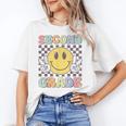 Second Grade Teachers Boys Girls Smile Face 2nd Grade Team Women's T-Shirt, trending gift Second Grade Teachers Boys Girls Smile Face 2nd Grade Team Women's T-Shirt, trending gift