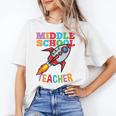 Space Middle School Teacher Back To School Men Women Kids Women's T-Shirt, trending gift