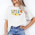 Steam Teacher Science Tech Engineering Arts Maker Women's T-Shirt, Science Teacher Gifts, trending gift