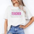 TEACH Inspirational Teacher Comfortable & Stylish T-Shirt Women's T-Shirt, trending gift
