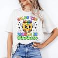 Teacher Back To School Color In Kindness Crayon Pencil Women's T-Shirt, trending gift Teacher Back To School Color In Kindness Crayon Pencil Women's T-Shirt, trending gift