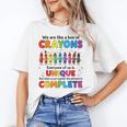 Teacher We Are Like a Box Of Crayons Back To School Women's T-Shirt, trending gift Teacher We Are Like a Box Of Crayons Back To School Women's T-Shirt, trending gift