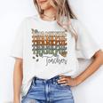 Thankful Teacher Thanksgiving Fall Pumpkin Turkey Women's T-Shirt, trending gift Thankful Teacher Thanksgiving Fall Pumpkin Turkey Women's T-Shirt, trending gift
