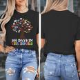 100 Days In The Books Reading Teacher 100th Day Of School Women's T-Shirt, funny design