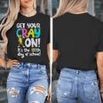 100th Day Of School Get Your Cray On Teacher Women's T-Shirt, funny design 100th Day Of School Get Your Cray On Teacher Women's T-Shirt, funny design