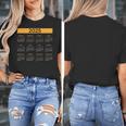 2025 Calendar For Planners Teachers Offices Months Women's T-Shirt, funny design
