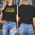 6 7 Leopard Pattern Meme Square Root 4489 Slang Math Teacher Women's T-Shirt, funny design 6 7 Leopard Pattern Meme Square Root 4489 Slang Math Teacher Women's T-Shirt, funny design