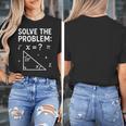67 Math Meme Solve The Problem Teacher For Student Women's T-Shirt, funny design