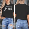 67 Meme Math Teacher Square Root 4489 Women's T-Shirt, funny design 67 Meme Math Teacher Square Root 4489 Women's T-Shirt, funny design